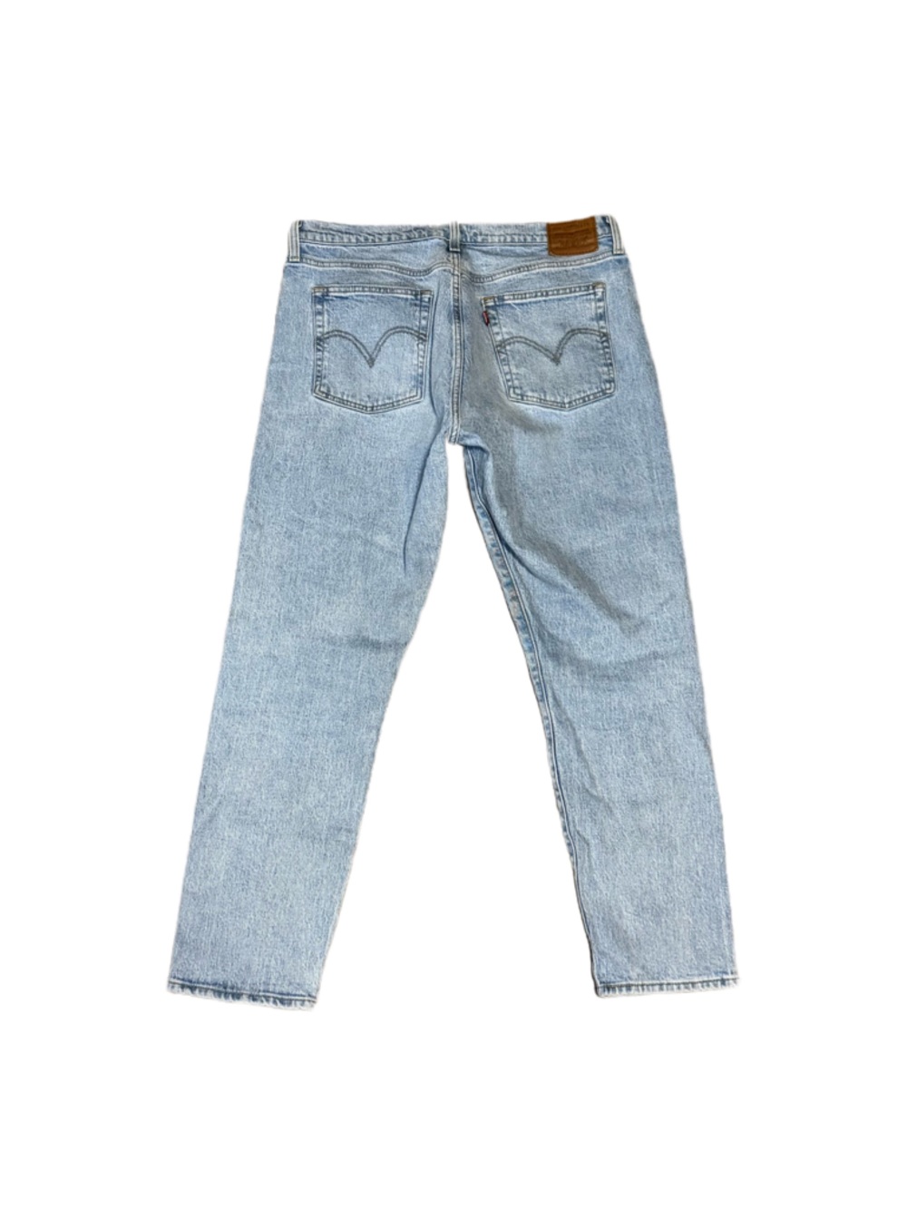 Levi's Premium Denim Wedgie Straight Jeans Button Fly Light Wash Size 32 - Picture 1 of 6